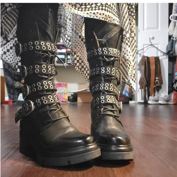 Free People x A.S. 98 Ellington Moto Boots - New in Box - US 8.5 - 9 / EU 39 - Picture 13 of 16